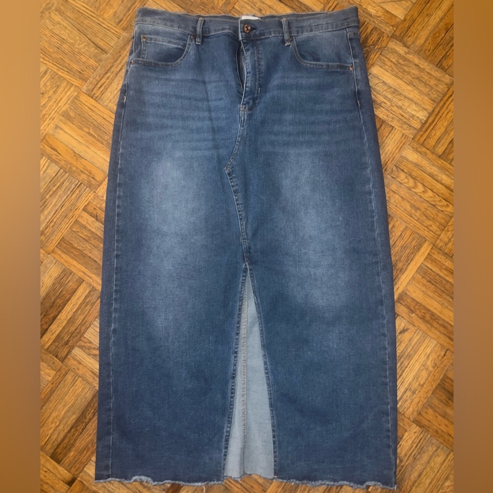Nicole Miller Blue Denim Skirt